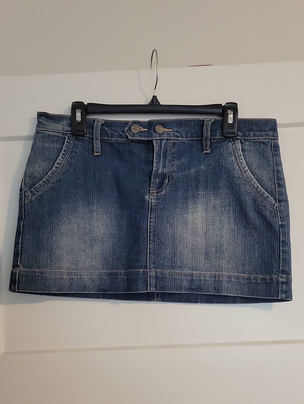 Classic Blue Denim Mini Skirt
